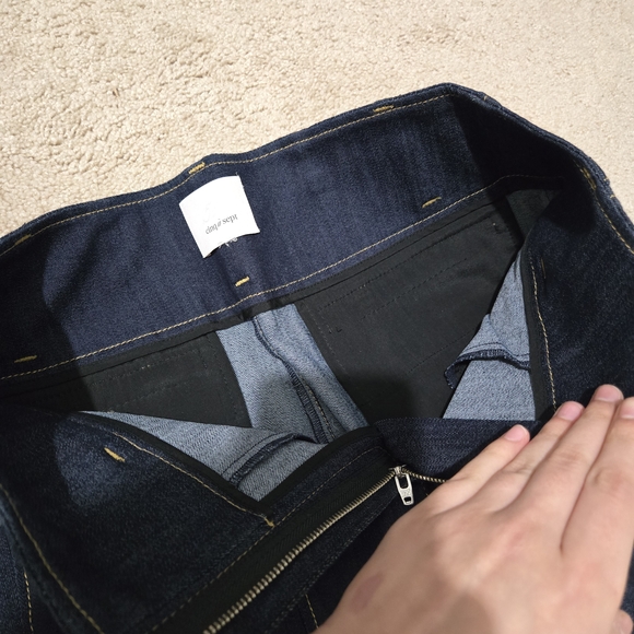 Cinq à Sept Dark Blue Denim Pants - Picture 3 of 5